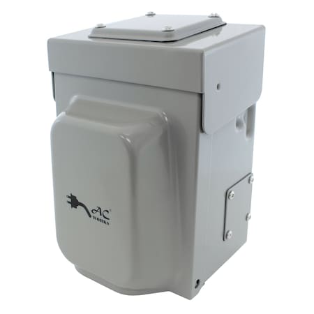 Ac Works 30A Locking 4-Prong L14-30 Heavy-Duty Generator Transfer Switch Inlet Box ASL1430PBX